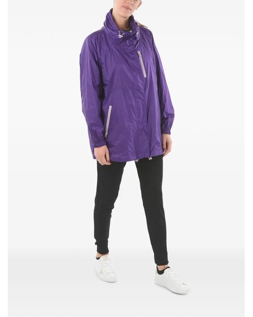 Woolrich Purple Dauphine Drawstring Jacket