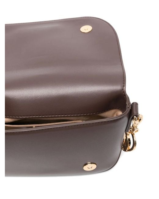 Love Moschino チェーントリム ショルダーバッグ Brown
