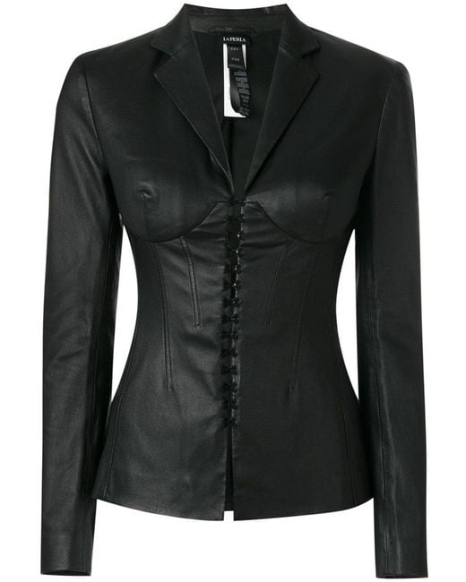 La Perla Black Corset Jacket