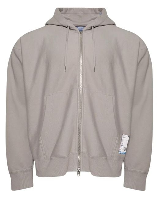 Maison Mihara Yasuhiro Hoodie Mit Logo-Patch in Gray für Herren
