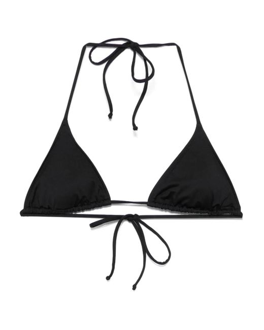 Mc2 Saint Barth Black Triangle-Cup Bikini Top