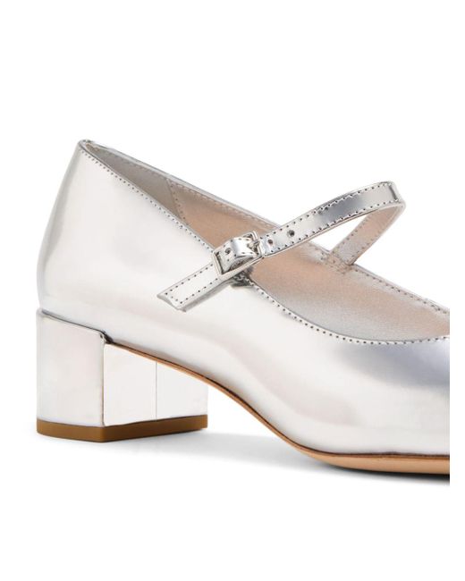 Loeffler Randall White Mary Jane Pumps