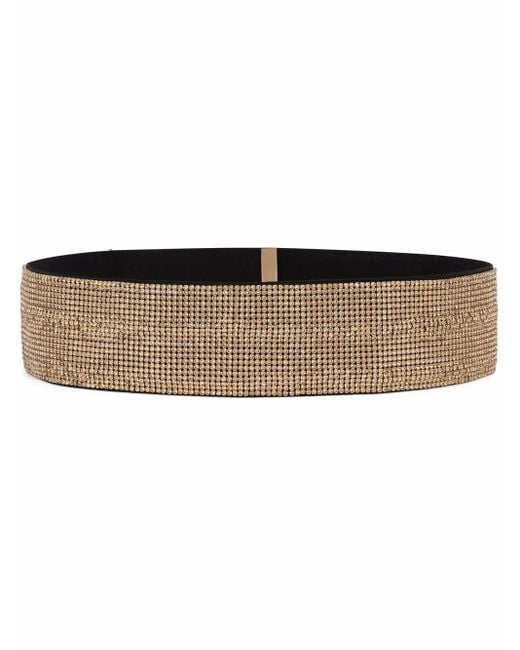 Dolce & Gabbana Metallic Crystal-Embellishment Belt