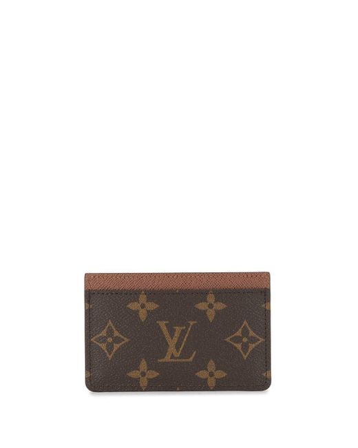 Louis Vuitton Pasjeshouder Met Monogram in het Brown