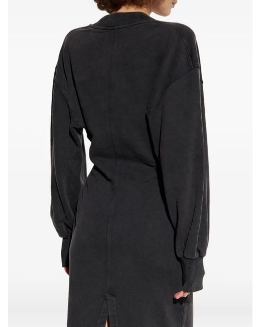 The Attico Black Midi Dress