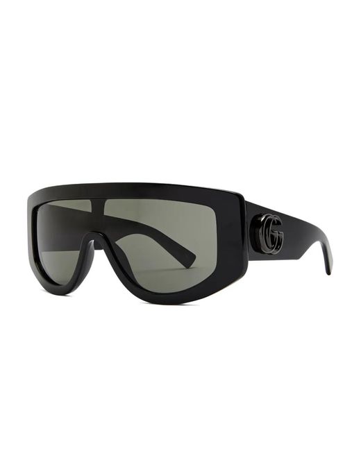 Gucci Black Logo-Detail Sunglasses for men