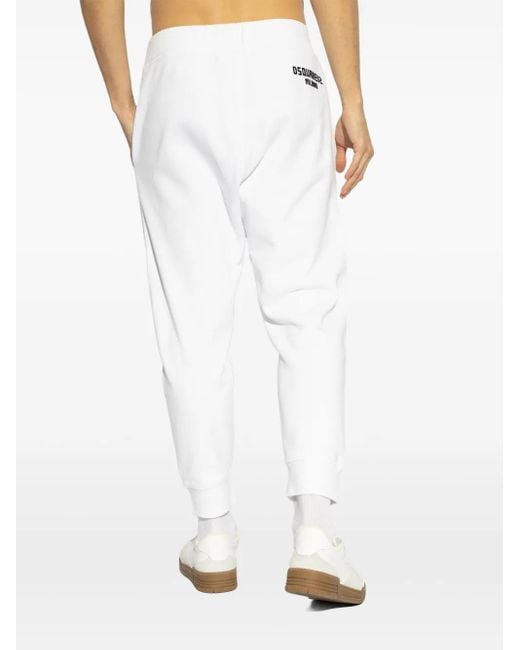 メンズ DSquared² トラックパンツ White