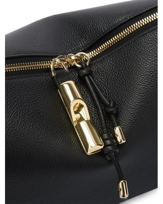 Furla Black Debby Shoulder Bag M