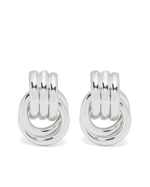Pendientes Knot baby Heaven Mayhem de color White