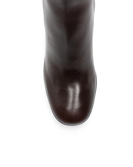 Prada Black Block-Heel Ankle Boots