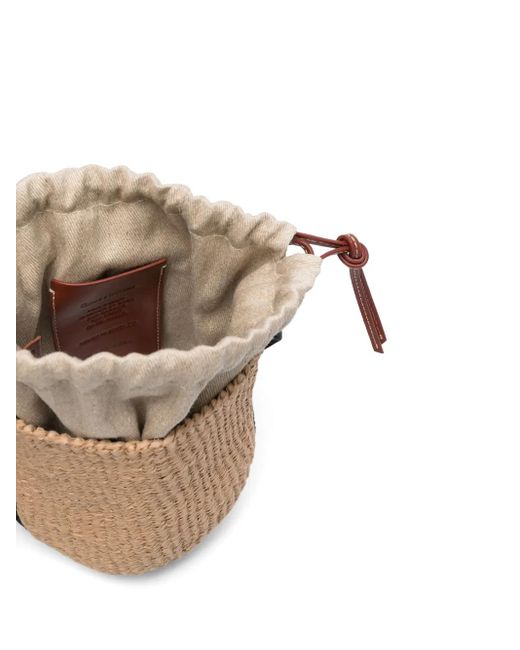 Chloé Natural Small Woody Bucket Bag
