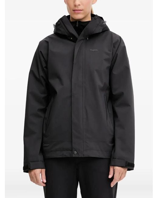Haglöfs Black Hooded Jacket