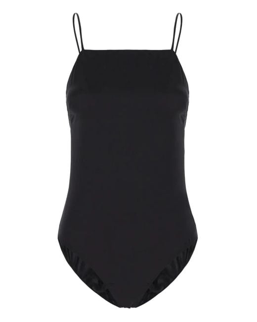 Max Mara Black Silk Bodysuit