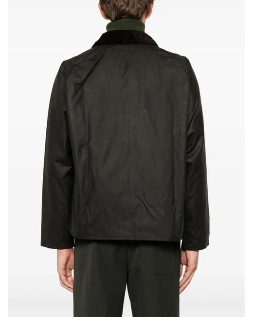 Barbour Black Os Transport Jacket for men