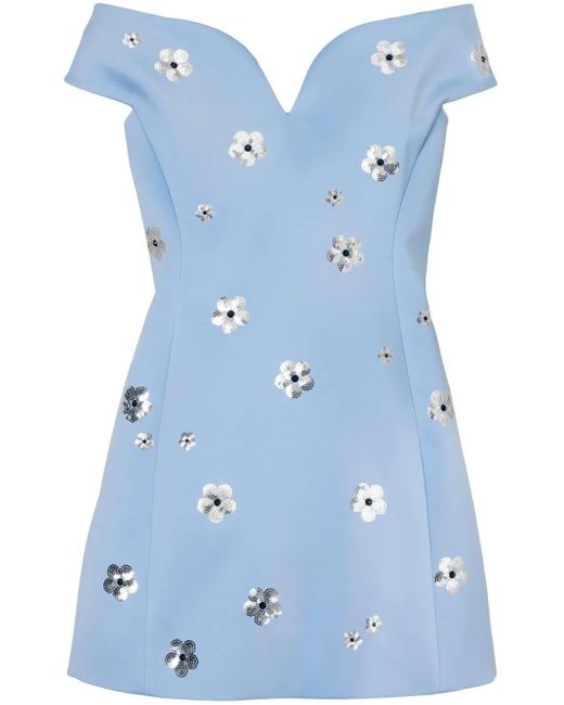 Marc Jacobs Blue Daisy Mini Dress