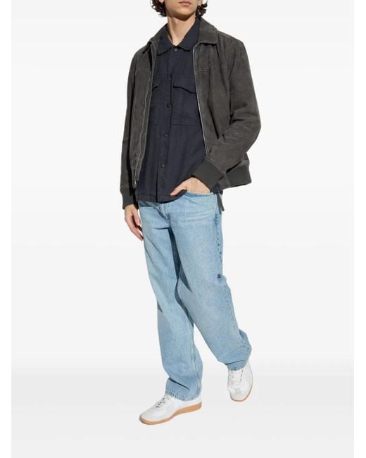 Rag & Bone Blue Linen Jacket for men