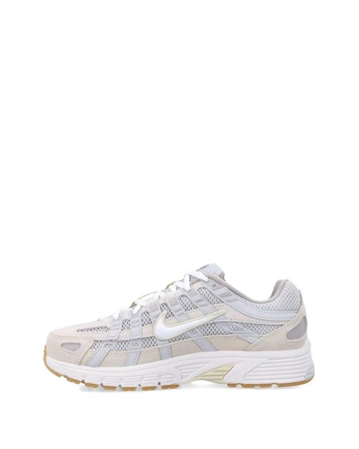 Nike White P-6000 Sneakers