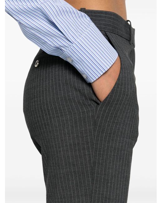 Pantalon de costume à fines rayures Coperni en coloris Gray