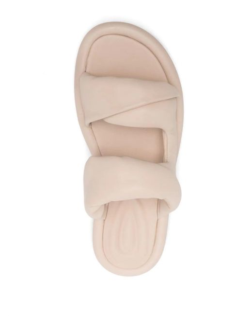 Sandali Slides Imbottiti di Officine Creative in White