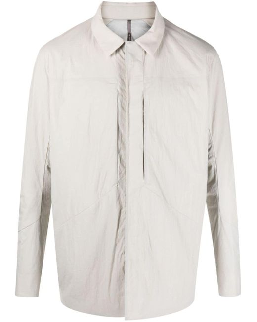 Veilance White Mionn Padded Overshirt for men