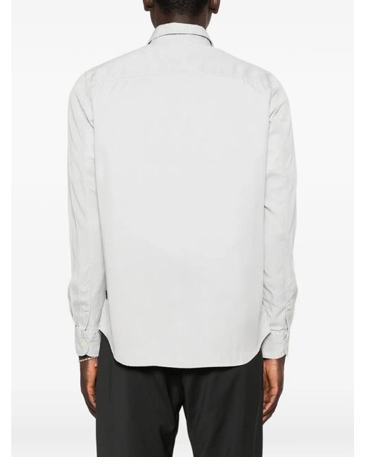 Ecoalf White Antejo Button-Up Shirt for men