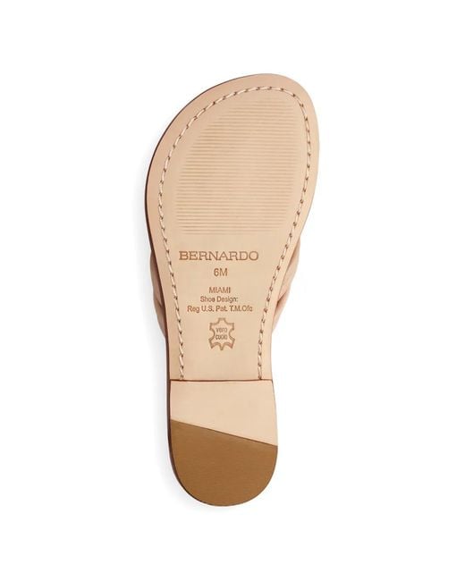 Bernardo White Miami Leather Sandals