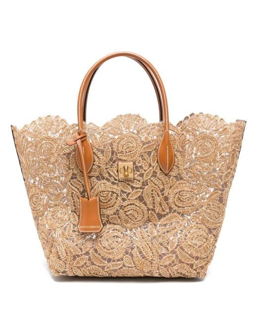 Ermanno Scervino Maggie ハンドバッグ M Natural