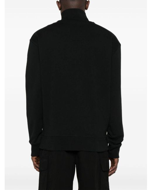 Maison Kitsuné Fox Head Sweatshirt in Black für Herren