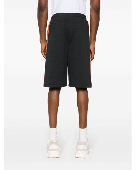 Pantalones cortos de deporte con motivo GG en jacquard Gucci de hombre de color Black