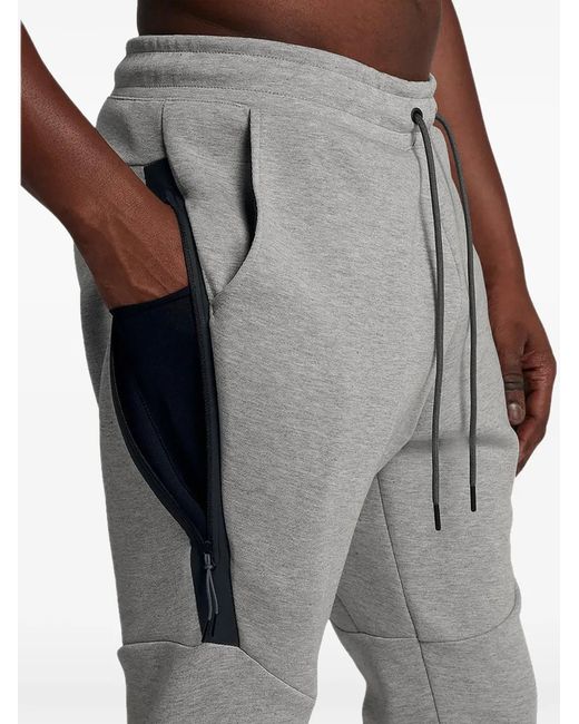 Nike Gray Drawstring Track Pants for men