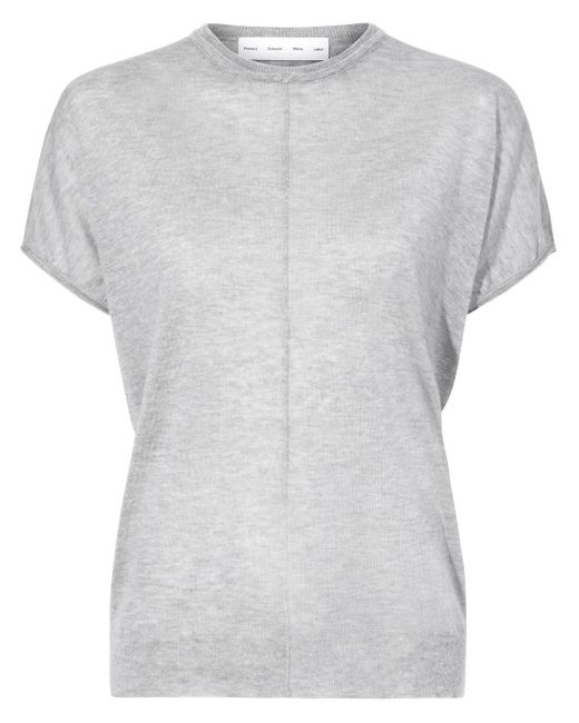 Proenza Schouler Gray Ares Knitted Top