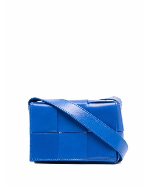 Bottega Veneta - Cassette Mini Intrecciato Leather Messenger Bag Bottega  Veneta