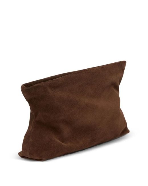 Marsèll Brown Suede Clutch Bag