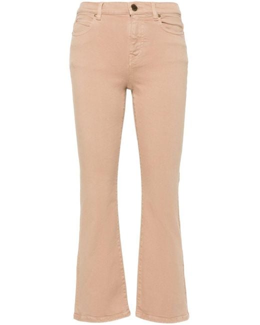 Pinko Natural Brenda Mid-rise Bootcut Jeans