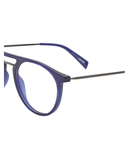 Levi's White Round-Frame Glasses