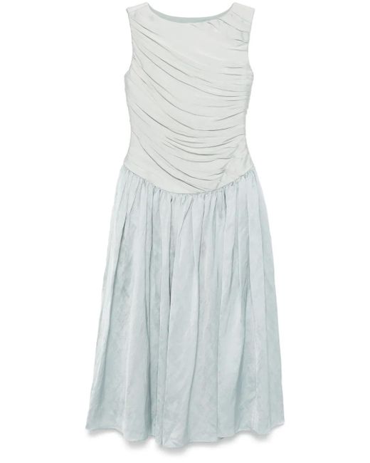 Abadia Blue Ora Midikleid