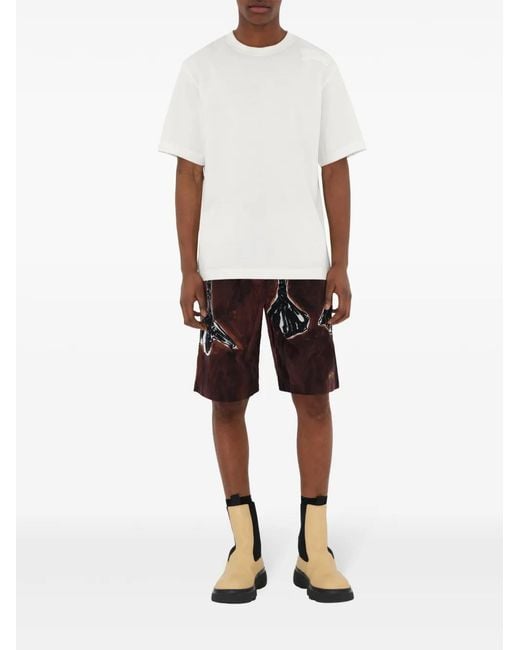 Burberry Blue Swan Deck Shorts for men