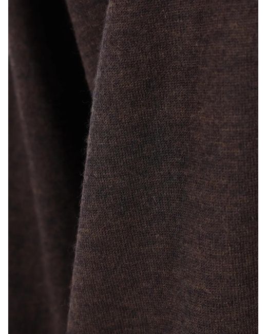 arch4 Black V-Neck Ribbed Sweater