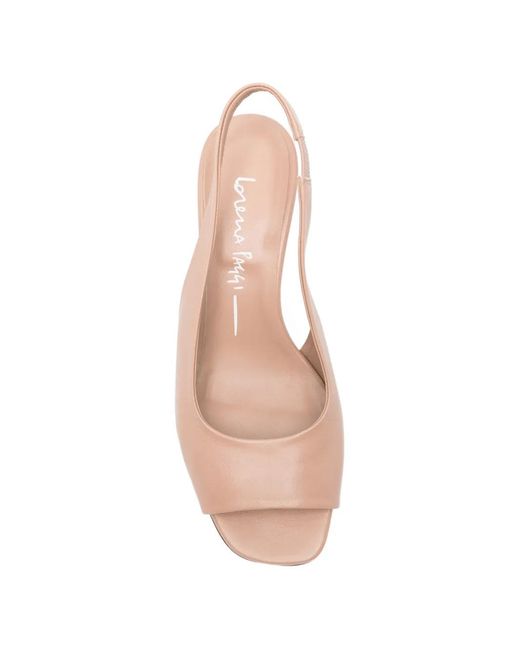 LORENA PAGGI Pink Slingback Sandals