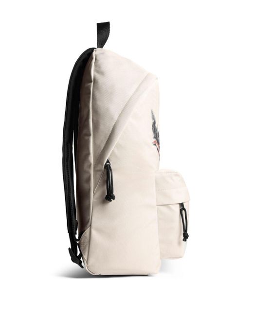 Balenciaga Explorer Rucksack mit Logo-Print in White für Herren