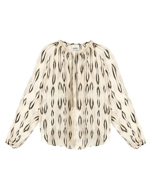 Isabel Marant Syra ブラウス Natural