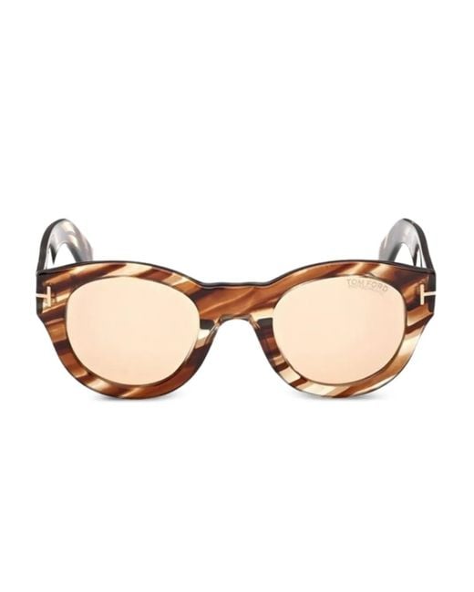 Tom Ford Natural Tortoiseshell Sunglasses