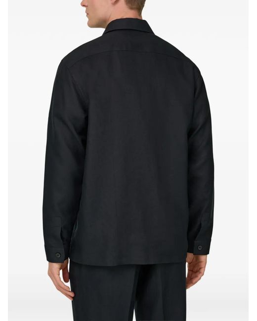 Boggi Blue Link Shacket for men
