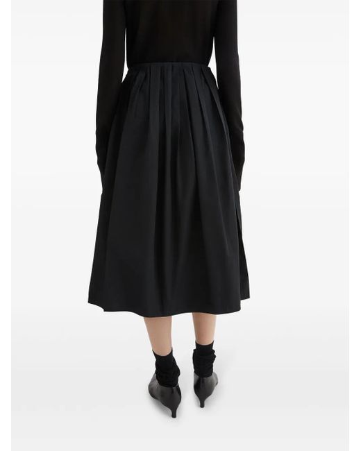 Jil Sander Plooirok in het Black