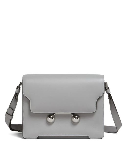 Marni Gray Medium Trunkaroo Shoulder Bag
