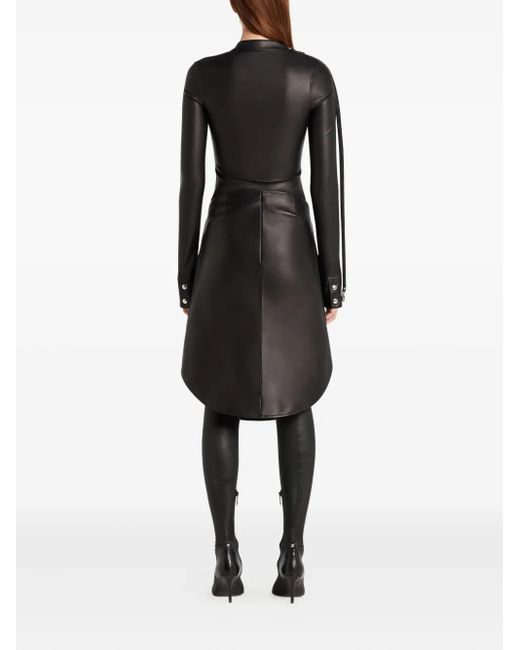 Courreges Black Bikerjacke Mit Reißverschluss