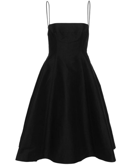 Marni Black Flared Midi Dress