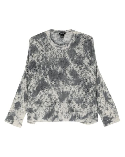Avant Toi Gray Pullover mit Camouflage-Print
