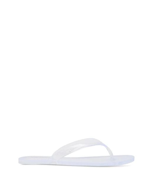 Ancient Greek Sandals White Thong-Strap Flip-Flops