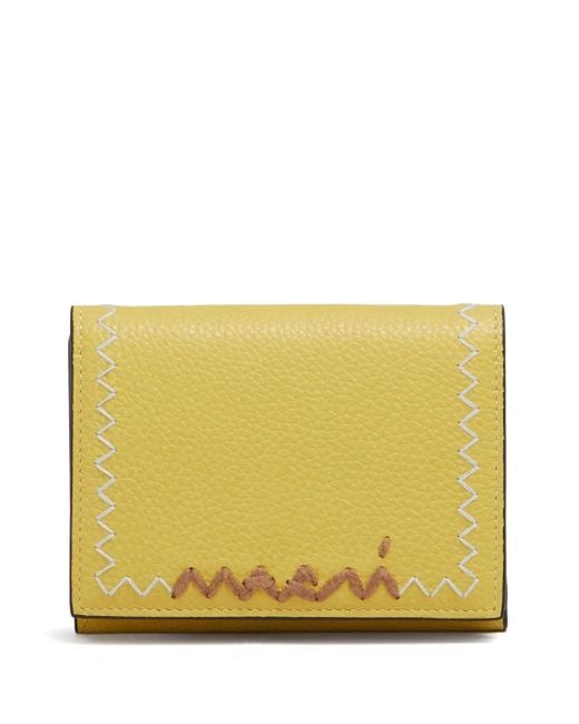 Marni 三つ折り財布 Yellow